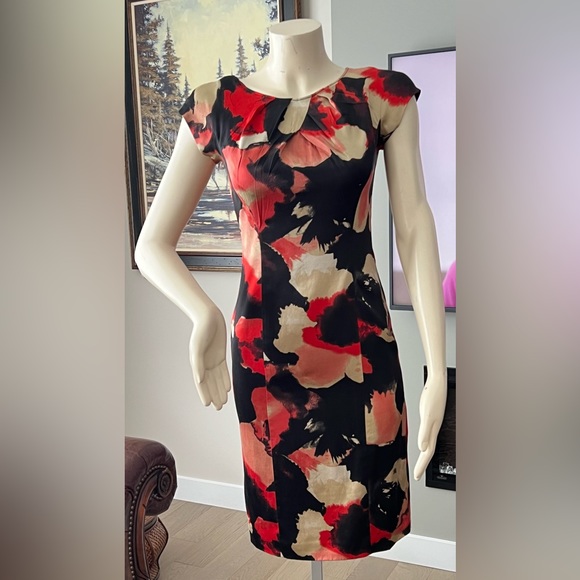 Moschino Cheap and Chic Vintage Knee-Length Silk Dress - Picture 4 of 9